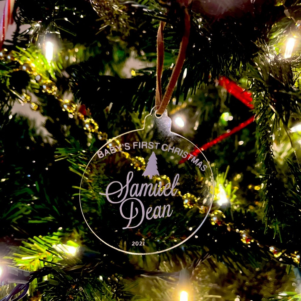 Baby’s first Christmas ornament
